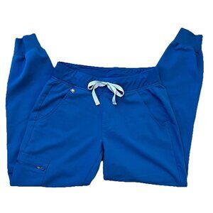 Figs Zamora Jogger Scrub Pants Women’s Size XS/P W18SW2005P Royal Blue Medical